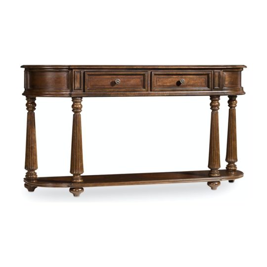 Leesburg Demilune Console Table