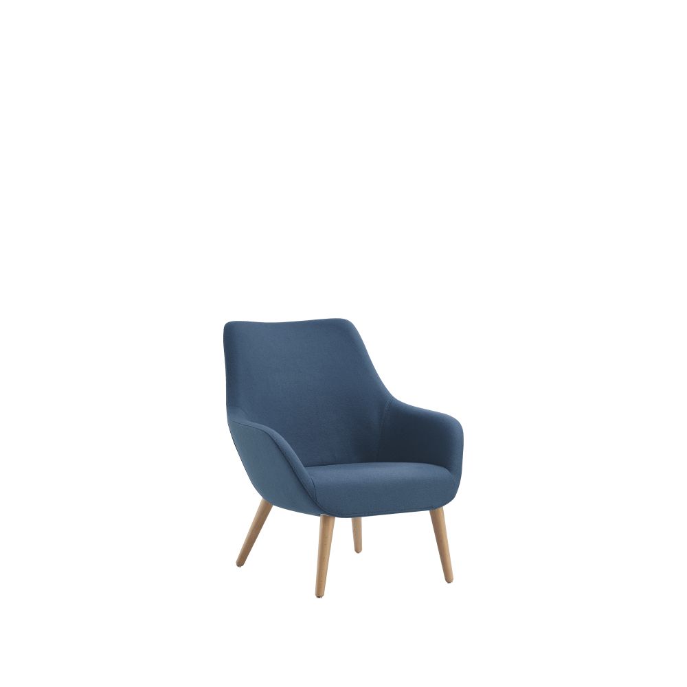 Lamy Lounge Konik Ahşap Ayak Koltuk 14