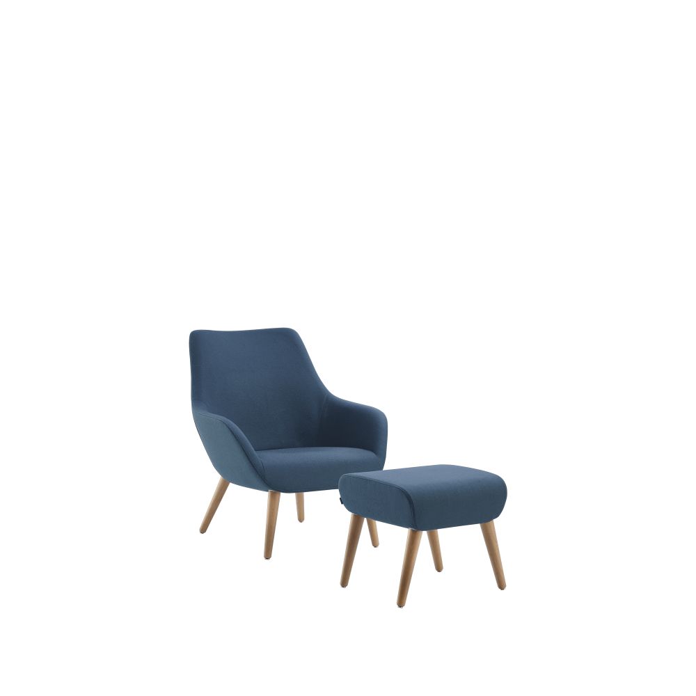 Lamy Lounge Konik Ahşap Ayak Koltuk 16