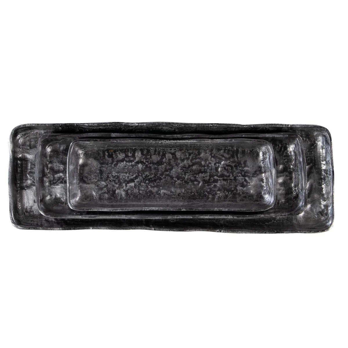 Artisan Antik Nikel Tepsi (3'lü Set) - Görsel 3
