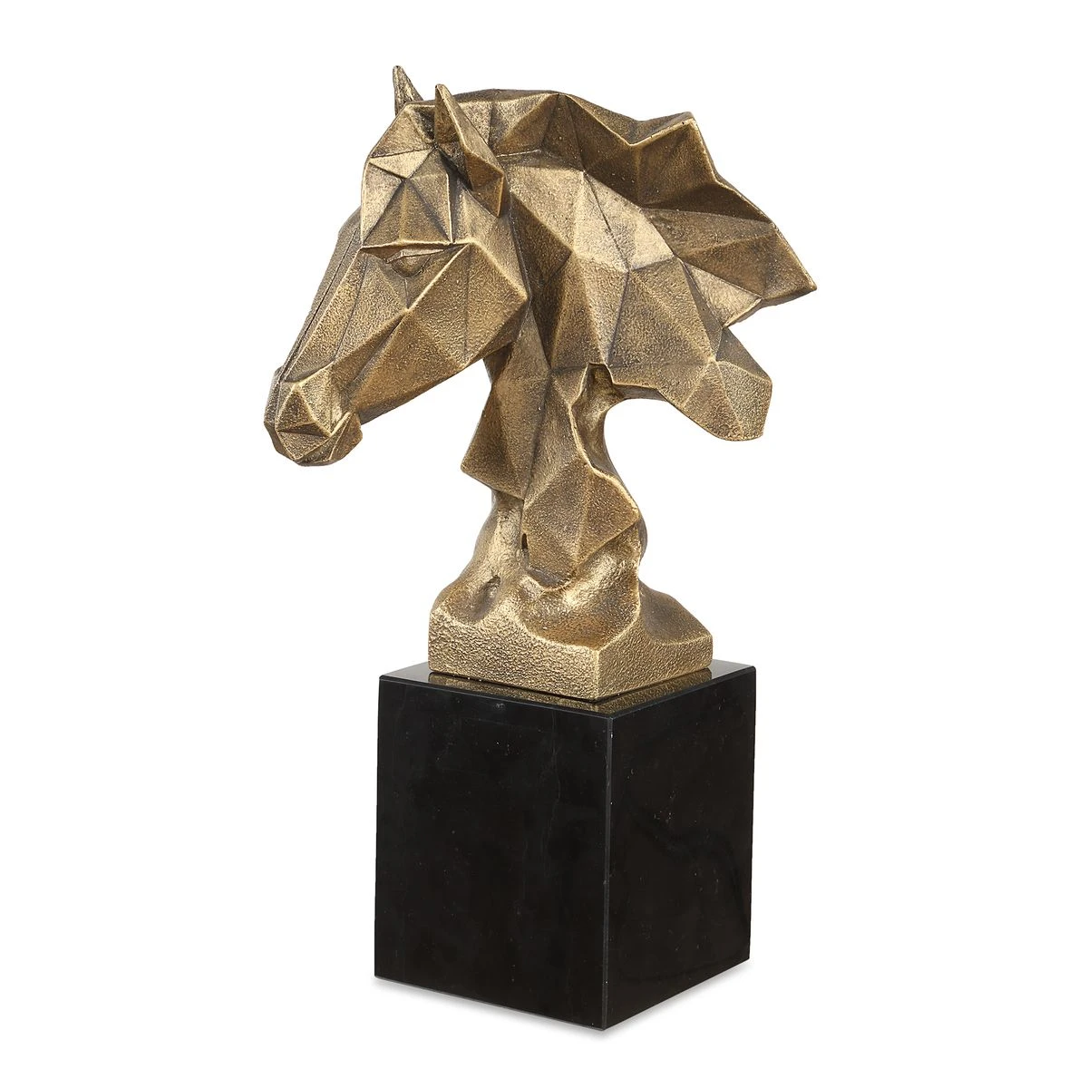 Chiseled Horse Bust Heykel
