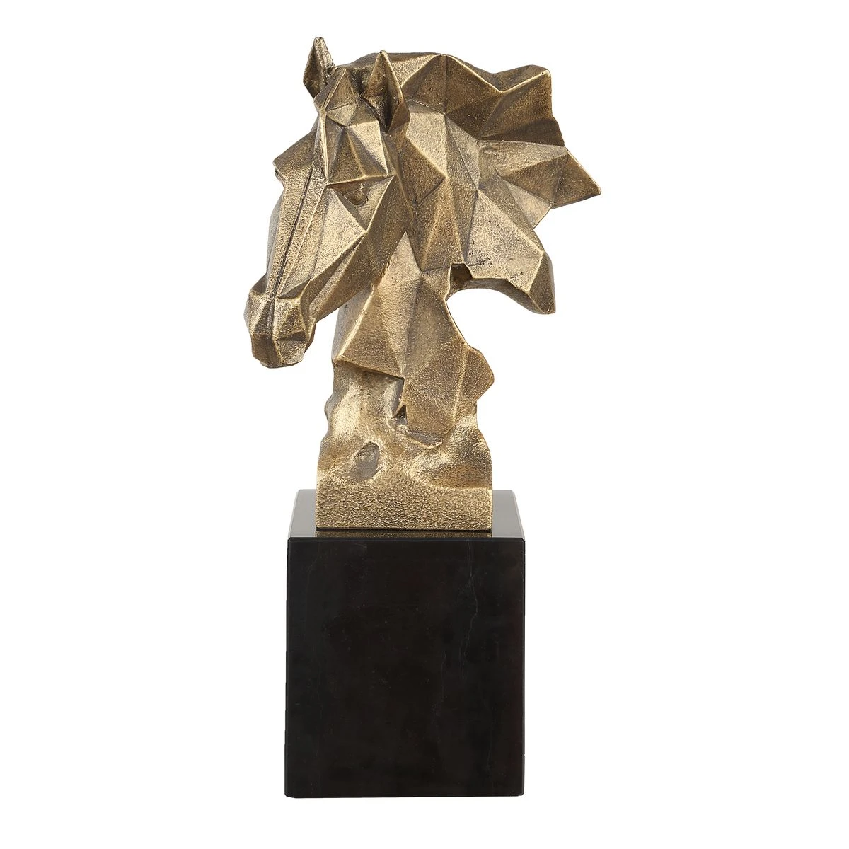 Chiseled Horse Bust Heykel - Görsel 5
