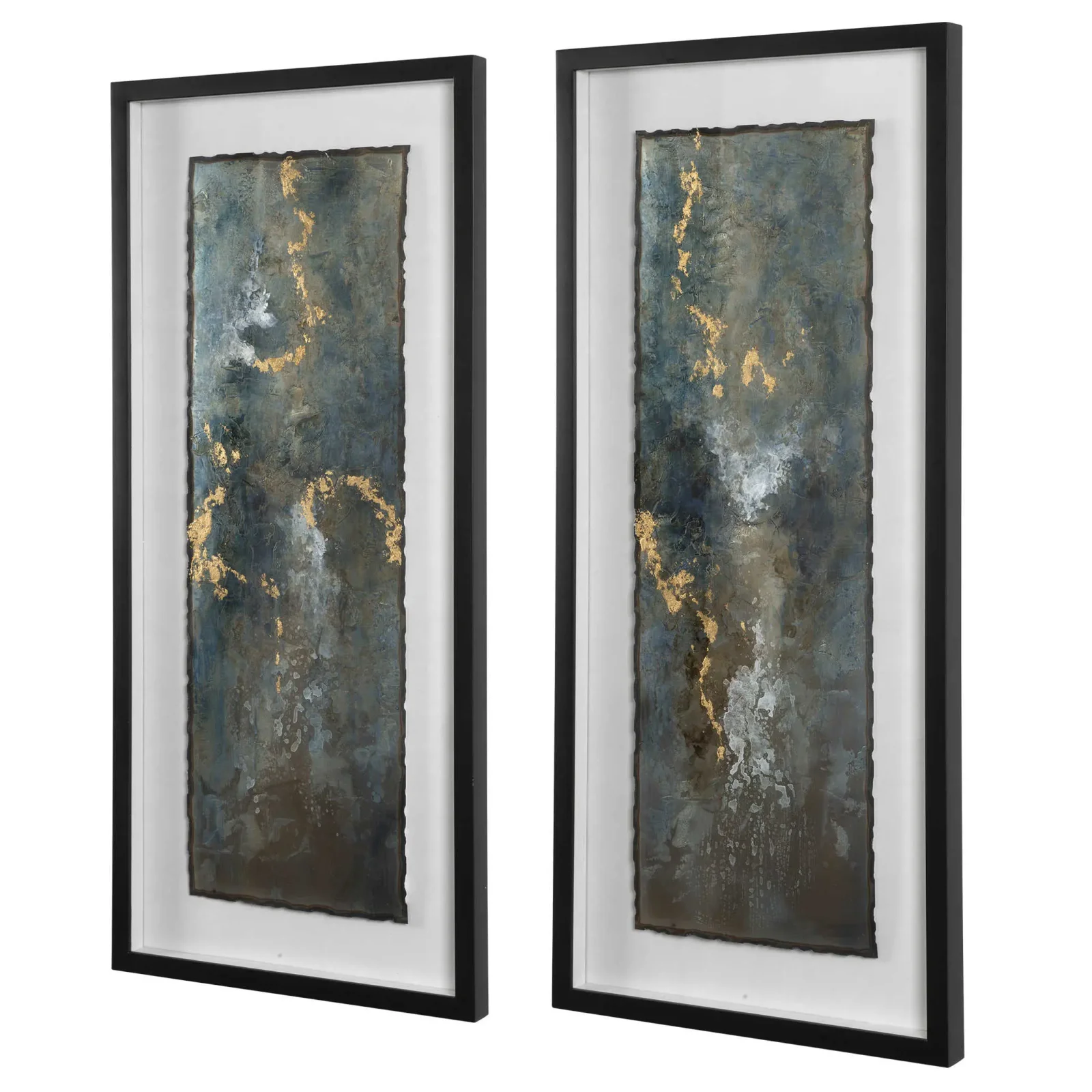 Glimmering Agate Çerçeveli Baskı (2li Set) - Görsel 3